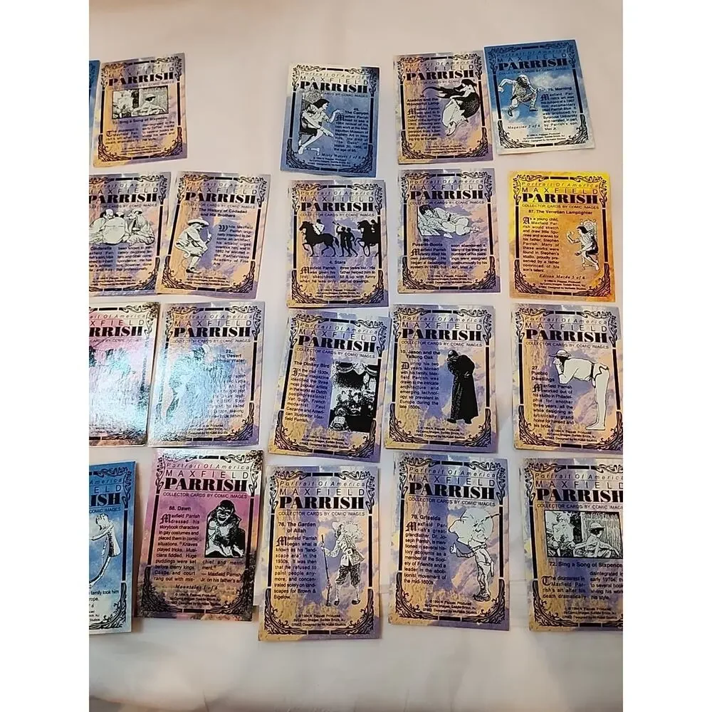 Maxfield Parrish Collector Cards By Comic Images 1994 38 Count